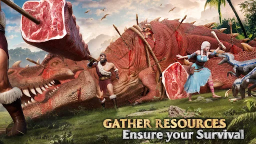 Gameplay screenshot 4 from Savage Survival:Jurassic Isle - Strategy game